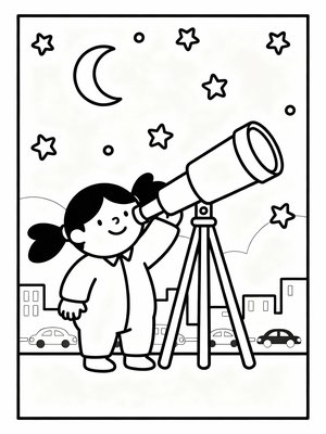 Preschool Simple - B&W