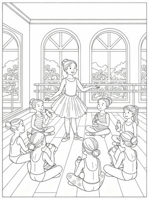 Classic Coloring Book - B&W