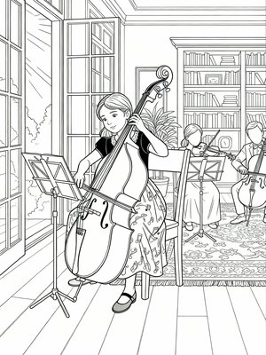 Classic Coloring Book - B&W