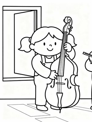 Preschool Simple - B&W