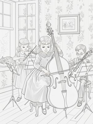 Vintage Storybook - B&W