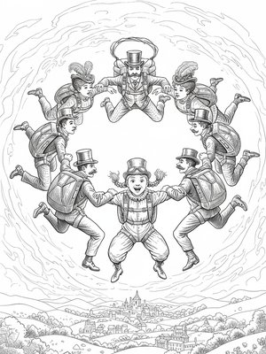 Victorian Illustration - B&W