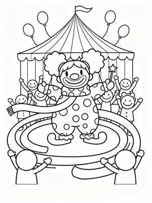 Preschool Simple - B&W