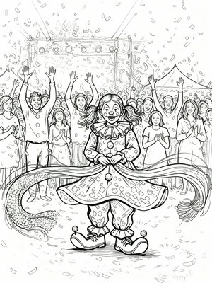 Impressionist Painting - B&W