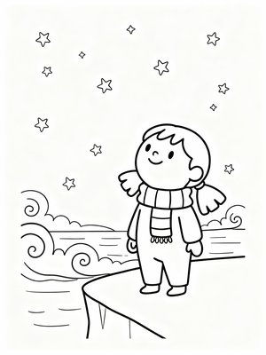 Preschool Simple - B&W