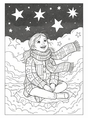 Classic Coloring Book - B&W