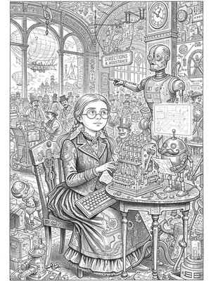Victorian Illustration - B&W