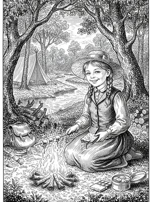 Victorian Illustration - B&W