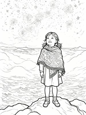 Impressionist Painting - B&W