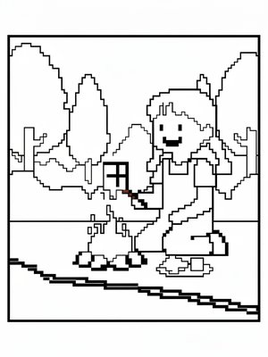 Pixel Art - B&W