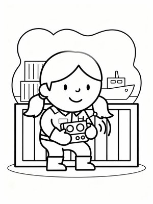 Preschool Simple - B&W