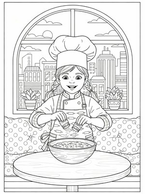 Classic Coloring Book - B&W