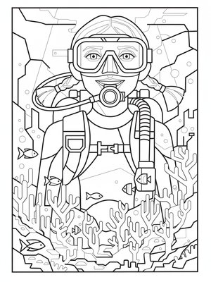 Cubist Painting - B&W