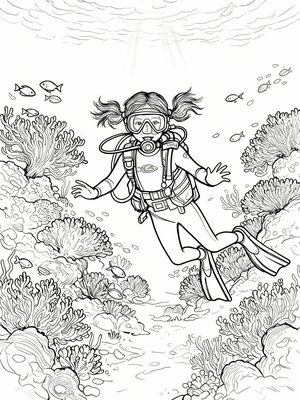 Impressionist Painting - B&W