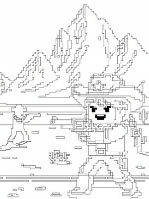 Pixel Art - B&W