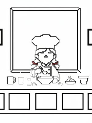 Pixel Art - B&W
