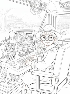 Vintage Storybook - B&W