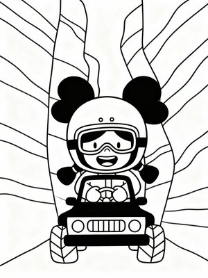 Preschool Simple - B&W