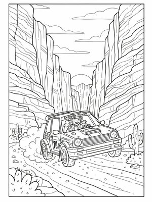 Classic Coloring Book - B&W