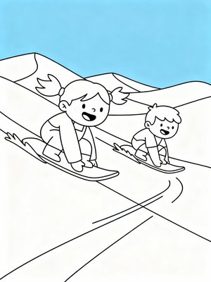 Preschool Simple - B&W