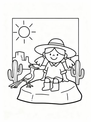 Preschool Simple - B&W