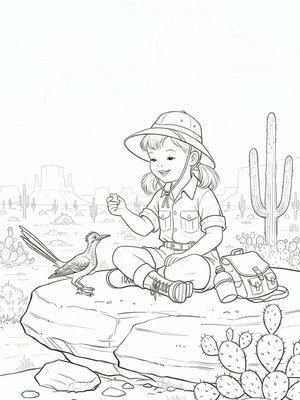 Vintage Storybook - B&W