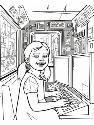 Cubist Painting - B&W