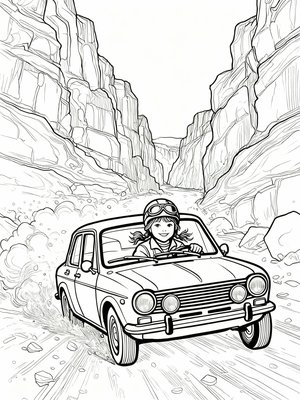 Impressionist Painting - B&W