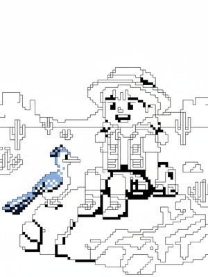 Pixel Art - B&W