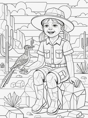 Cubist Painting - B&W