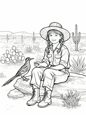 Impressionist Painting - B&W