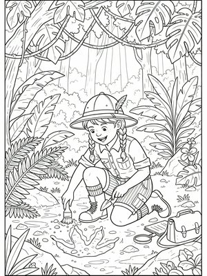 Classic Coloring Book - B&W