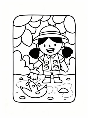 Preschool Simple - B&W