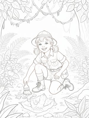 Vintage Storybook - B&W