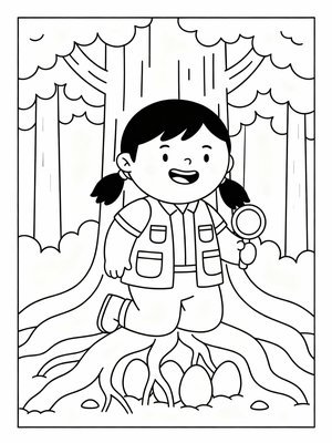 Preschool Simple - B&W