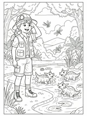 Classic Coloring Book - B&W