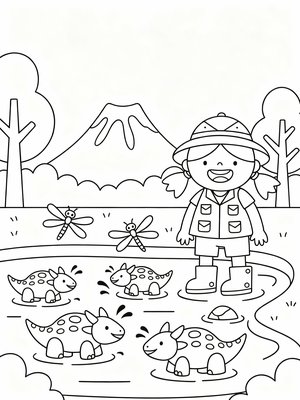 Preschool Simple - B&W