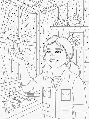 Cubist Painting - B&W