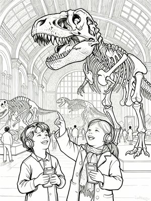 Impressionist Painting - B&W