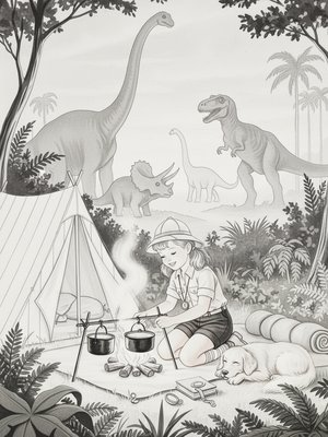 Vintage Storybook - B&W