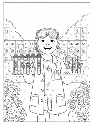 Classic Coloring Book - B&W