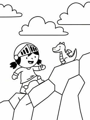 Preschool Simple - B&W