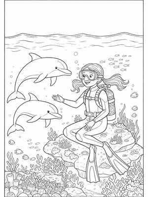 Classic Coloring Book - B&W