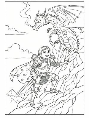 Classic Coloring Book - B&W