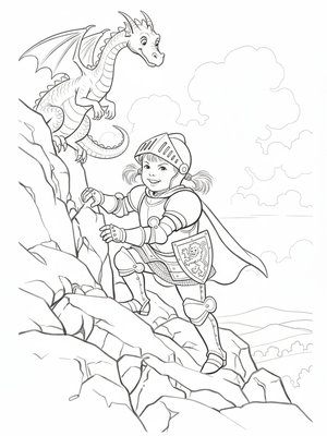 Vintage Storybook - B&W