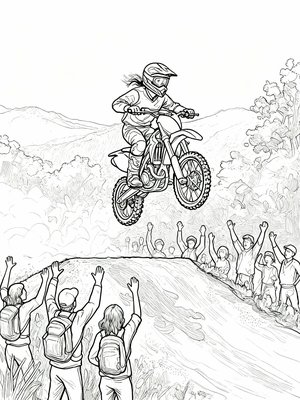 Impressionist Painting - B&W