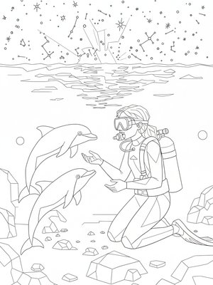 Cubist Painting - B&W