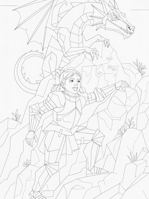 Cubist Painting - B&W