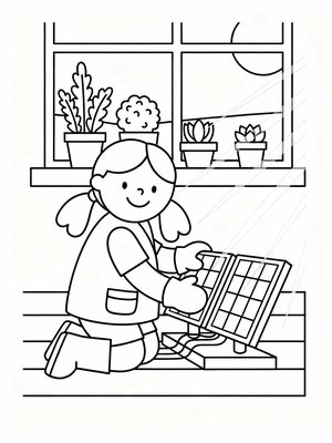 Preschool Simple - B&W