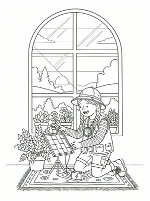 Classic Coloring Book - B&W